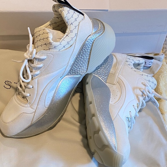 H.P. 🌟🎊🎉Stella McCartney Women's Low-Top Sneakers NWT - Picture 15 of 16